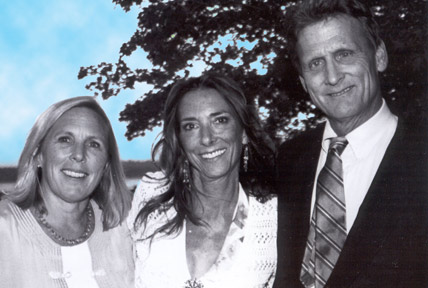 Rinky,Beth,Pete at Megs wedding in 2005